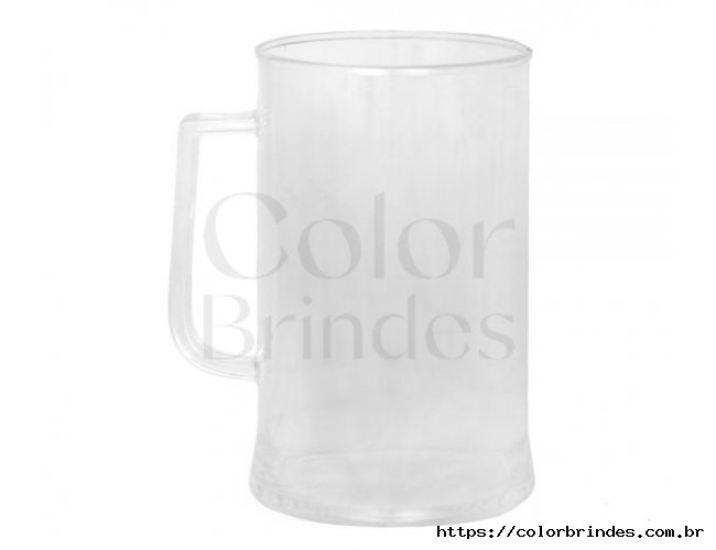 Caneca de Chopp Acrlico Cristal 450ml