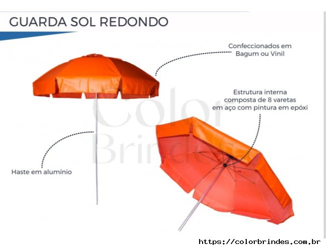 Guarda Sol 1,80 m de dimetro